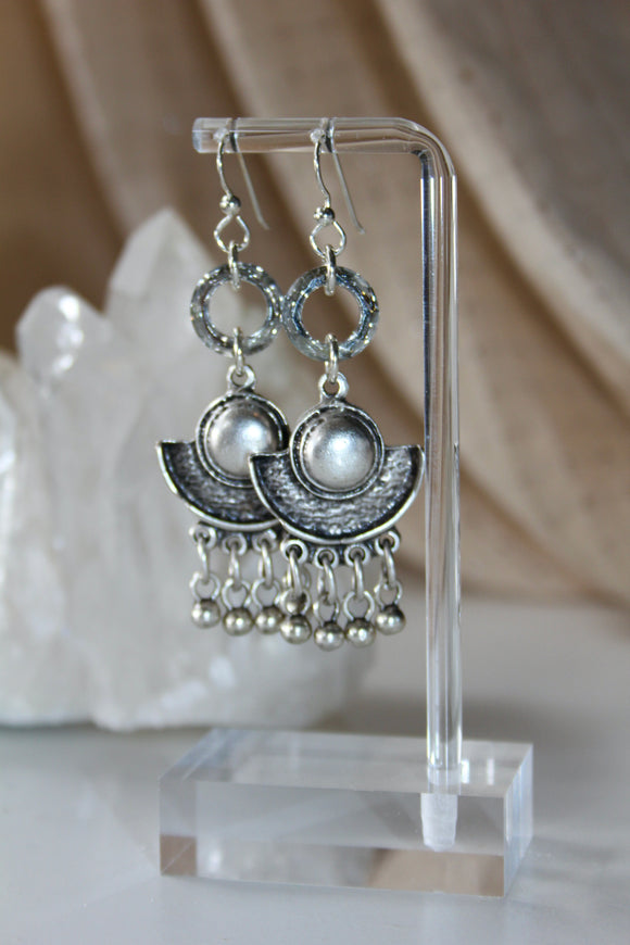 Jewellery,Earring,Small Size Metal Earrings,withn Nug Design For Multim  Purpose